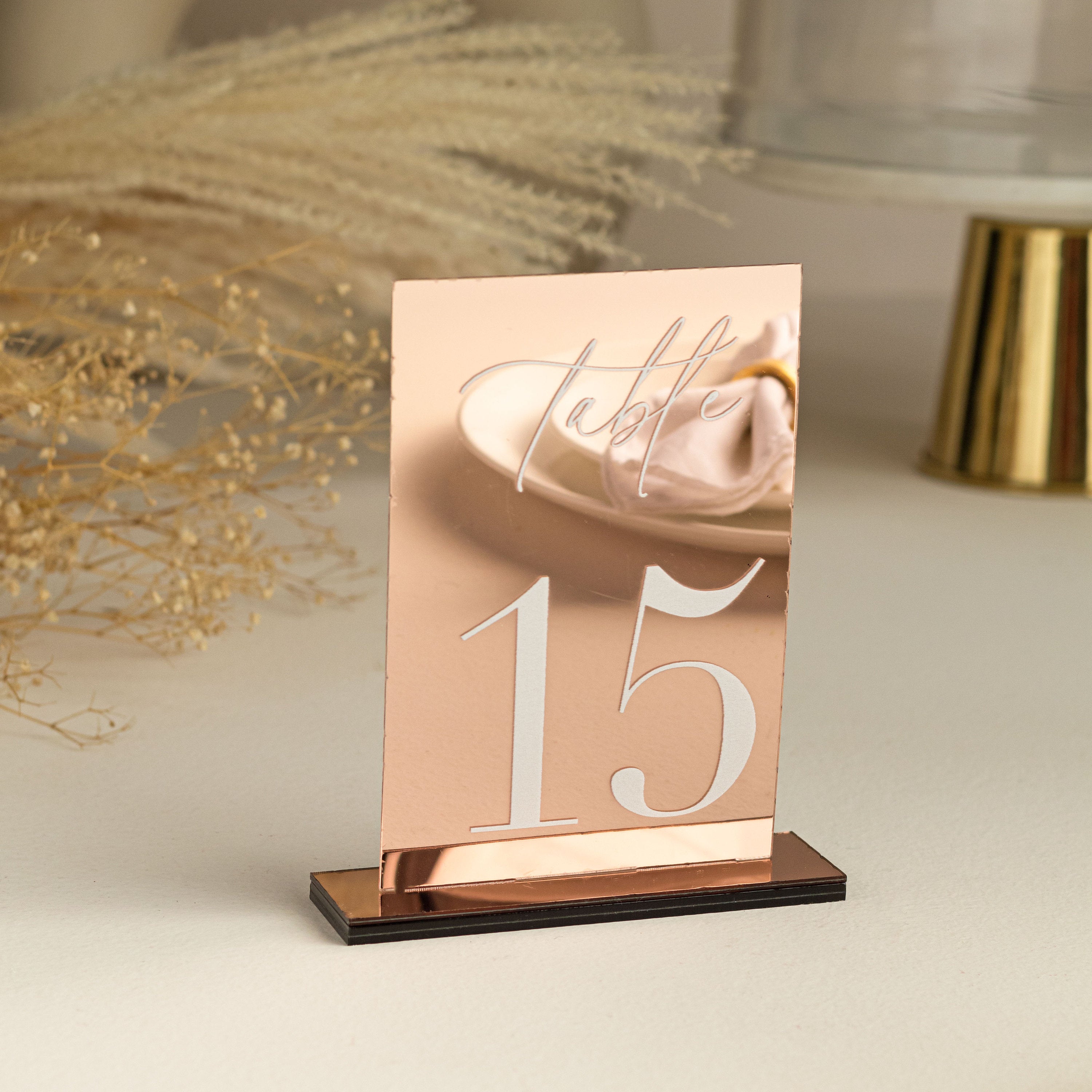 Copper Table Numbers | Table Numbers | Acrylic Table Numbers | Table Number Wedding , Centerpieces Luxury Decorations, Wedding decorations