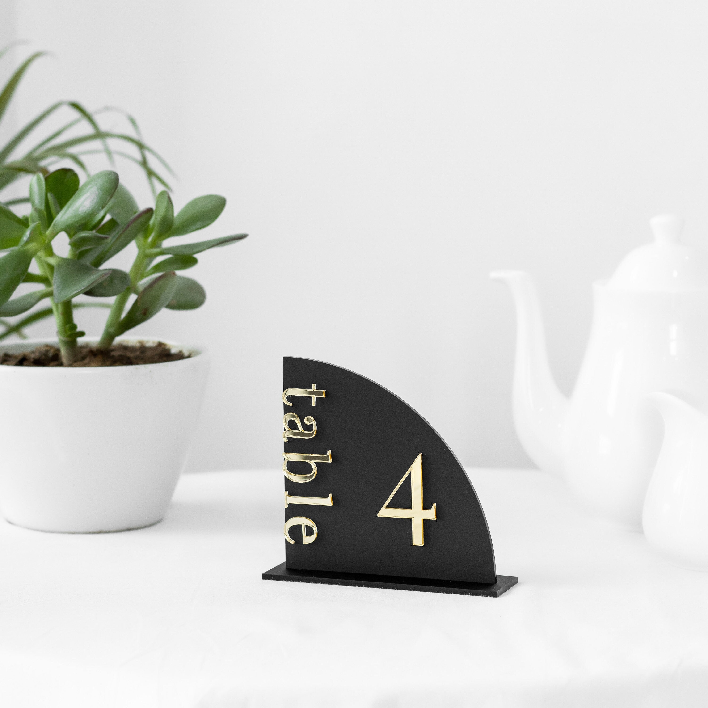 Acrylic Table Numbers | Half Arch Table Numbers | Table Numbers | Table Number Wedding ,Centerpieces Luxury Decoration, Wedding Table Number