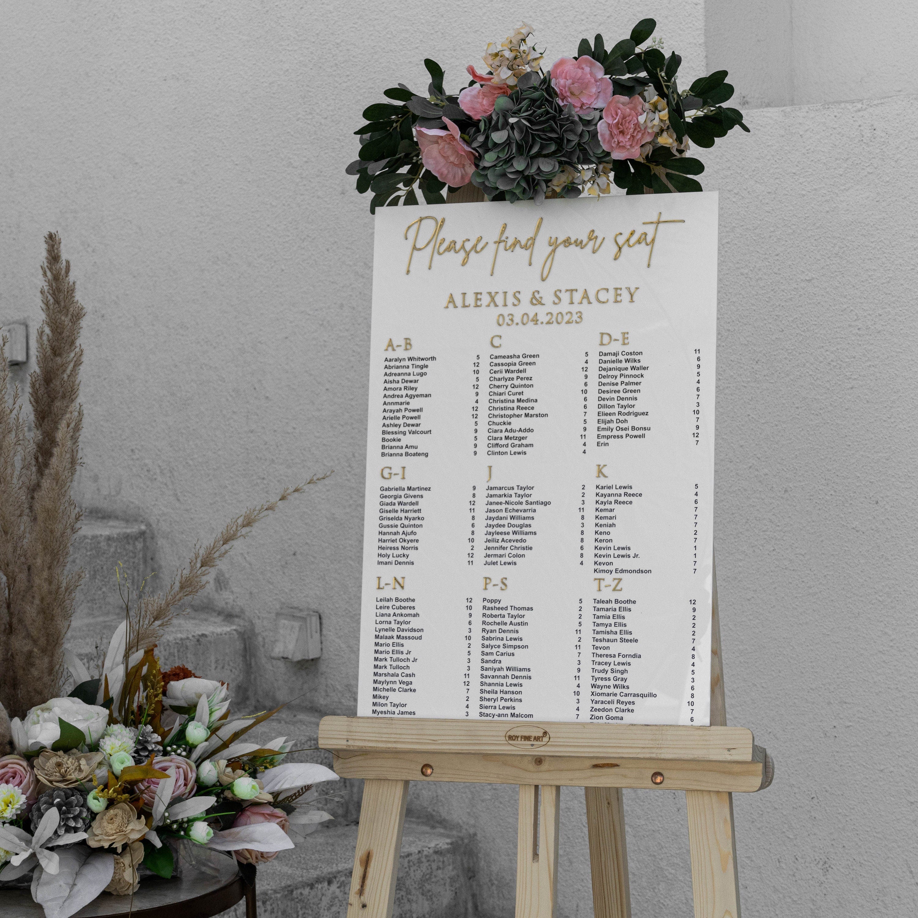 White Acrylic Seating Chart, Wedding seating chart, wedding seating sign, Please Be Seated Wedding Sign, Wedding Guests Plan