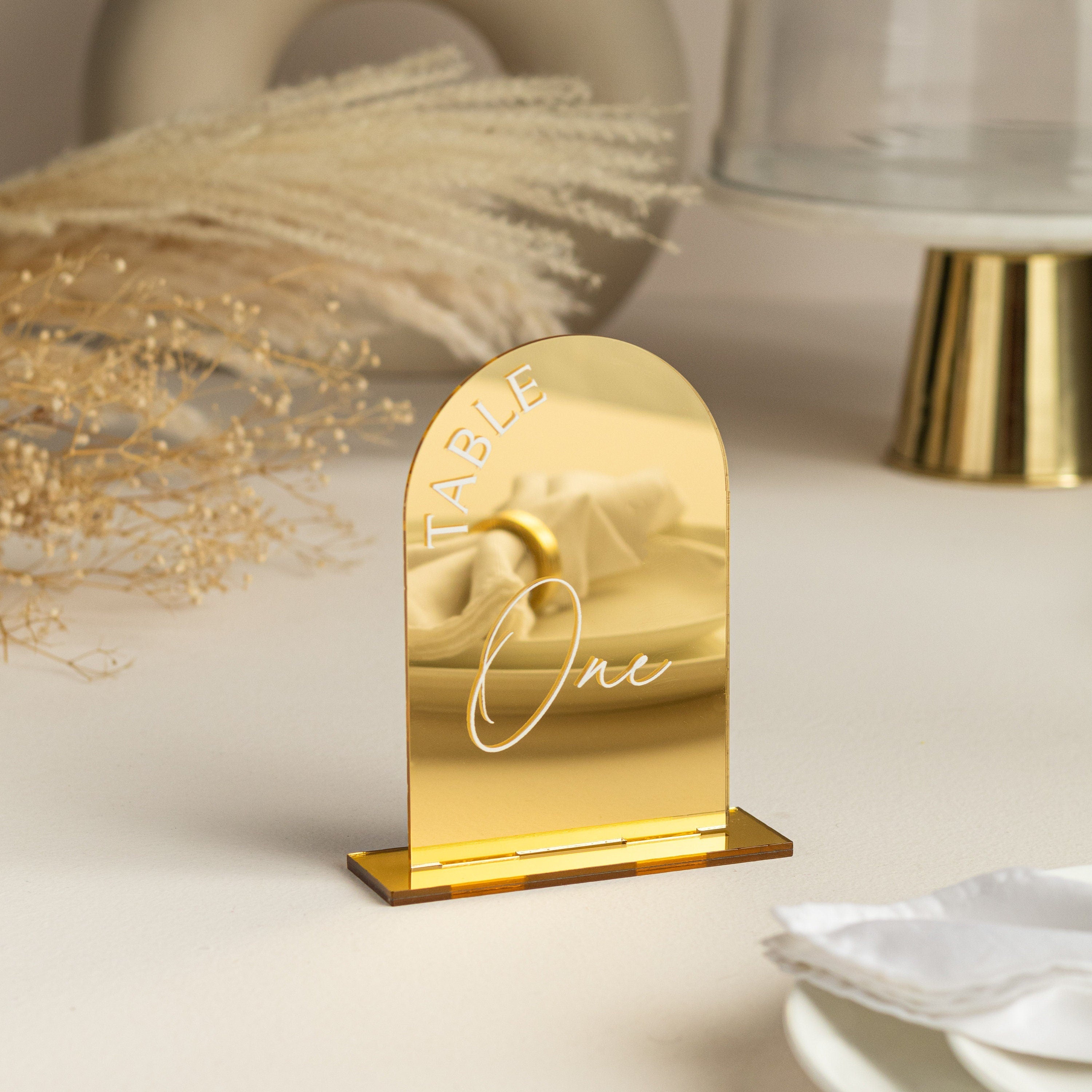 Arch Table Numbers | Table Numbers | Acrylic Table Numbers | Table Number Wedding , Centerpieces Luxury Decorations, Gold Table numbers