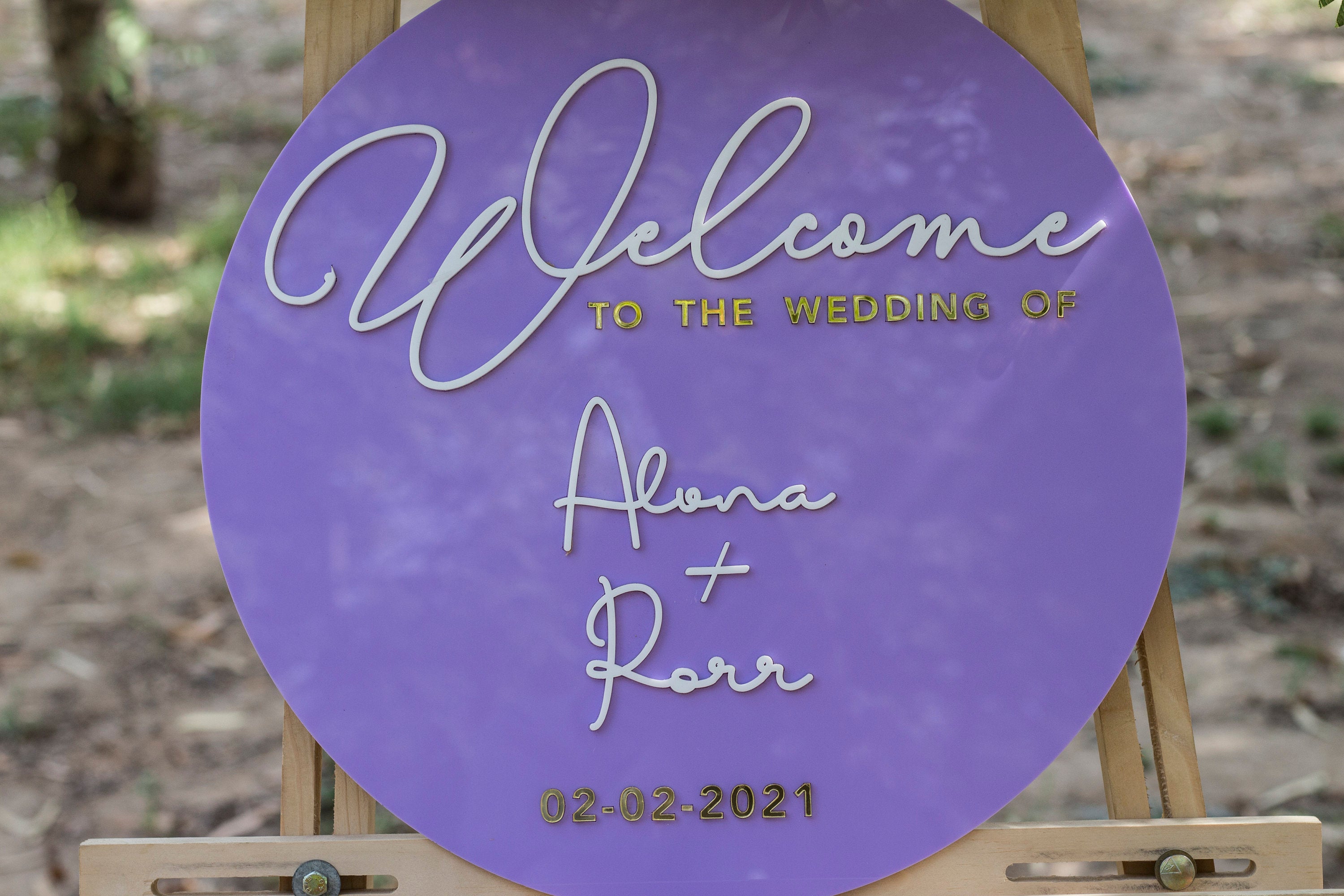 Acrylic Last Name Wedding Sign, 3D Wedding Welcome Sign, Acrylic sign, Wedding Sign, Personalized Wedding Sign, Weddings, custom signs